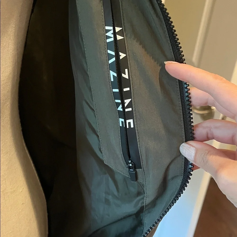 Mazine L Men's Olive Hooded Jacket
